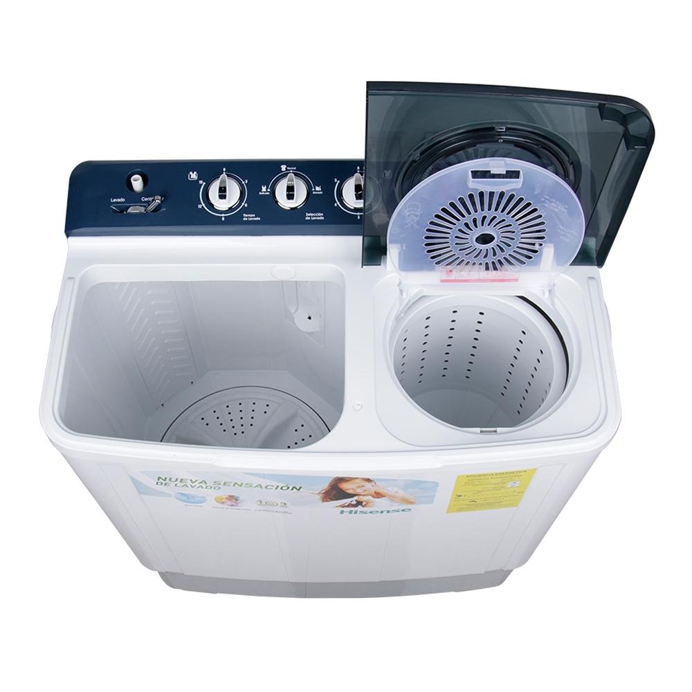 Lavadora Hisense Doble Tina Blanco 11 Kg