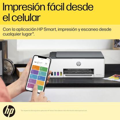 HP Impresora Multifuncional Smart Tank 585, Tinta Continua, Color, Wi-Fi, Dúplex (Doble Cara) Manual, Impresión Desde Smart App, hasta 2 años de Garantía* (1F3Y4A)