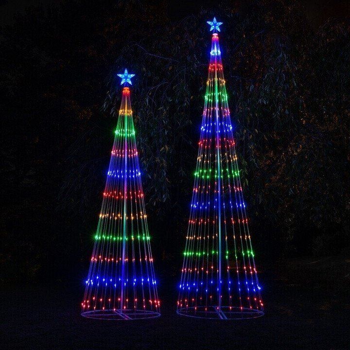 Multicolor LED Animated Outdoor Lightshow Tree