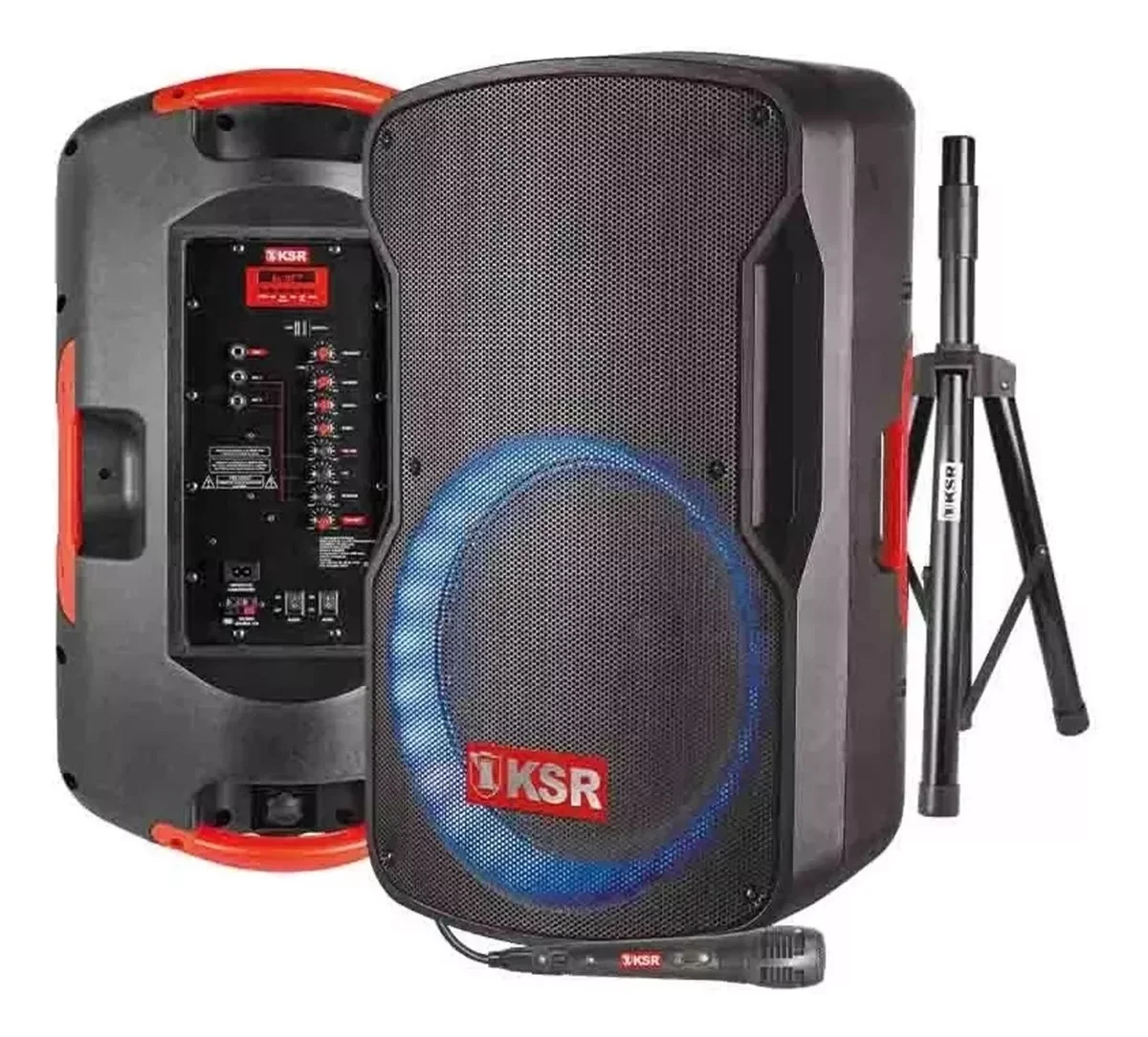 Bafle Bocina Recargable 15 Pulgadas Kaiser Tripie Microfono