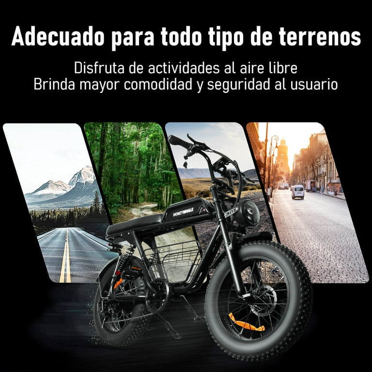 Bicicleta Eléctrica Honey Whale K7 Negro HONEY WHALE K7