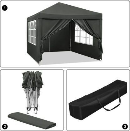 Cenador de carpa para fiestas al aire libre para fiestas de trabajo pesado con dosel
