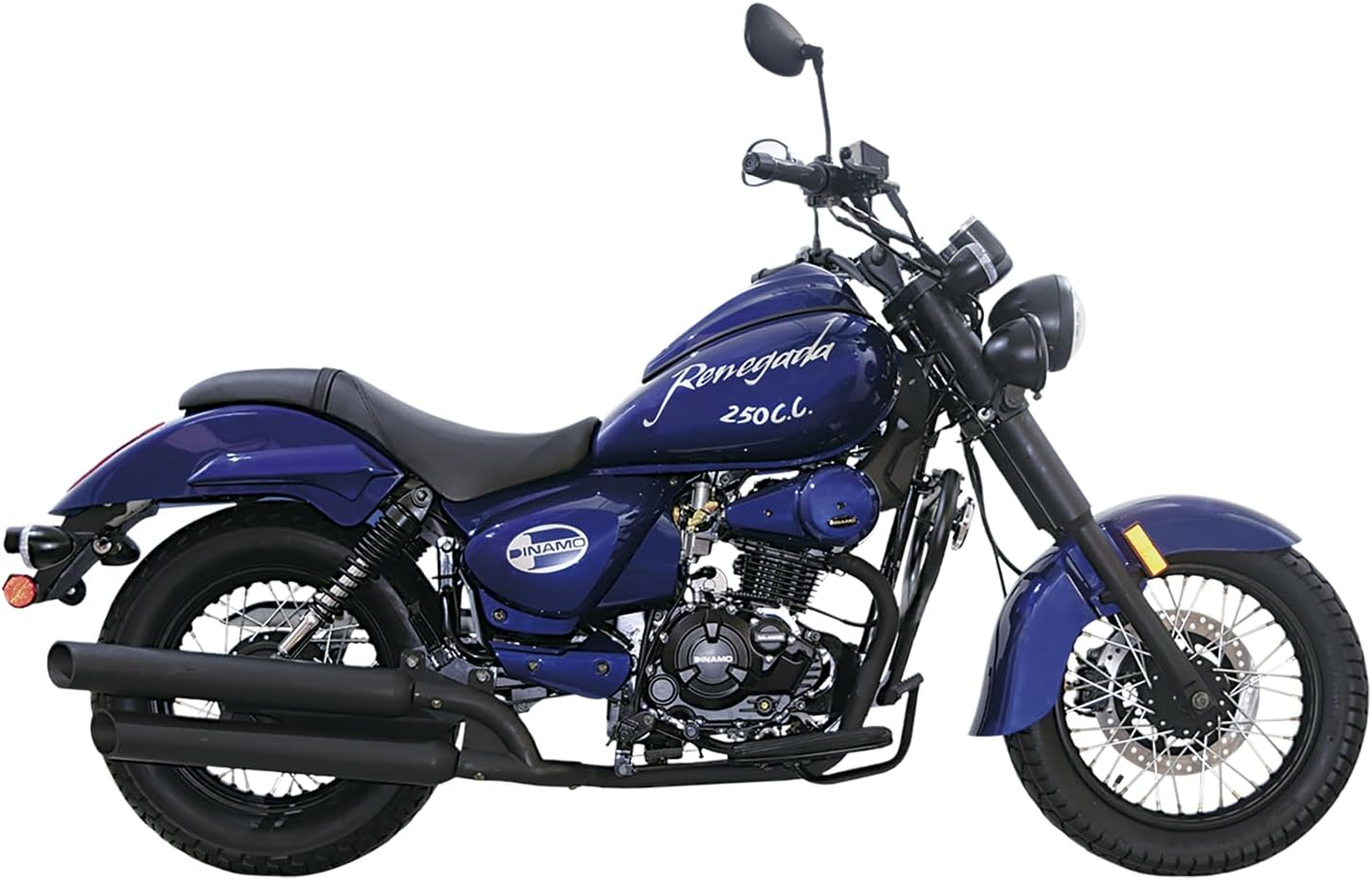 DINAMO Motocicleta Clásica Renegada 250 Azul 2024