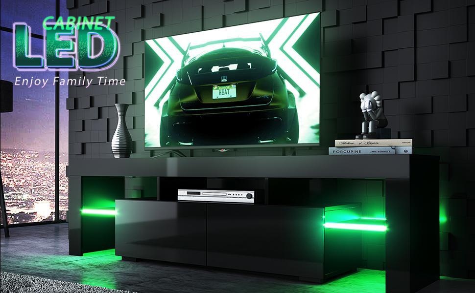 Centro de entretenimiento LED para TV de 65 pulgadas