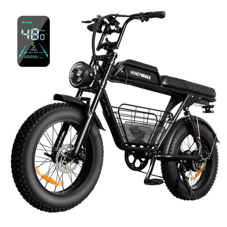 Bicicleta Eléctrica Honey Whale K7 Negro HONEY WHALE K7