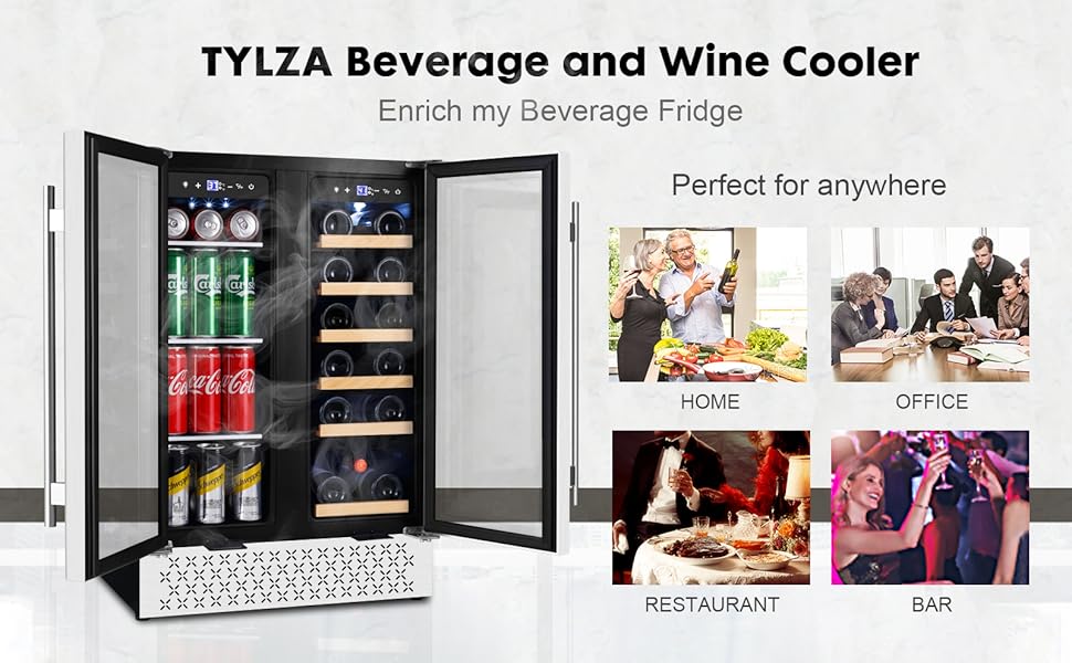 refrigerador de bebidas bajo encimera 24