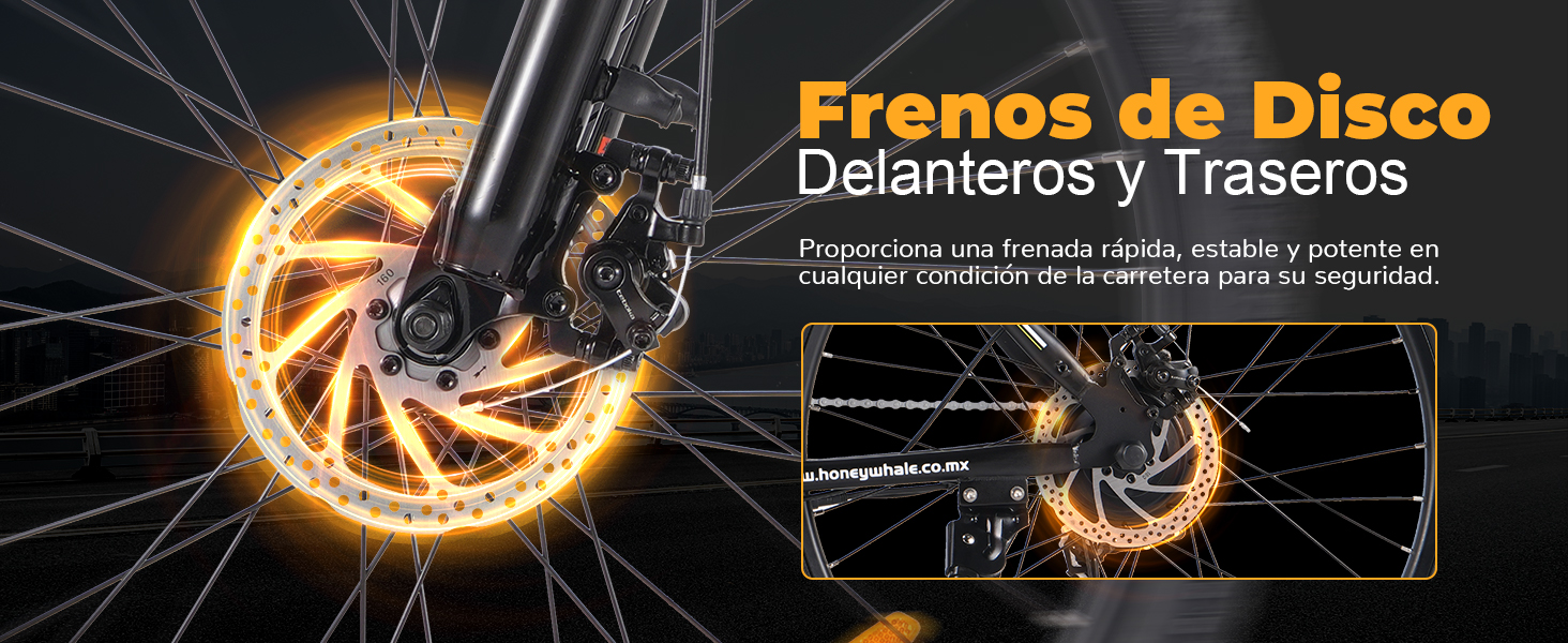 HONEYWHALE S8 Bicicleta El&eacute;ctrica para Adultos