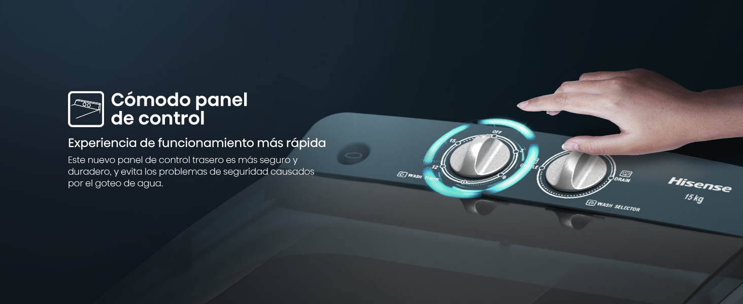 Cómodo panel de control