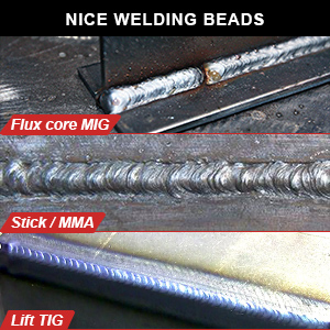 UN140 Flux Core MIG Soldador A+-5