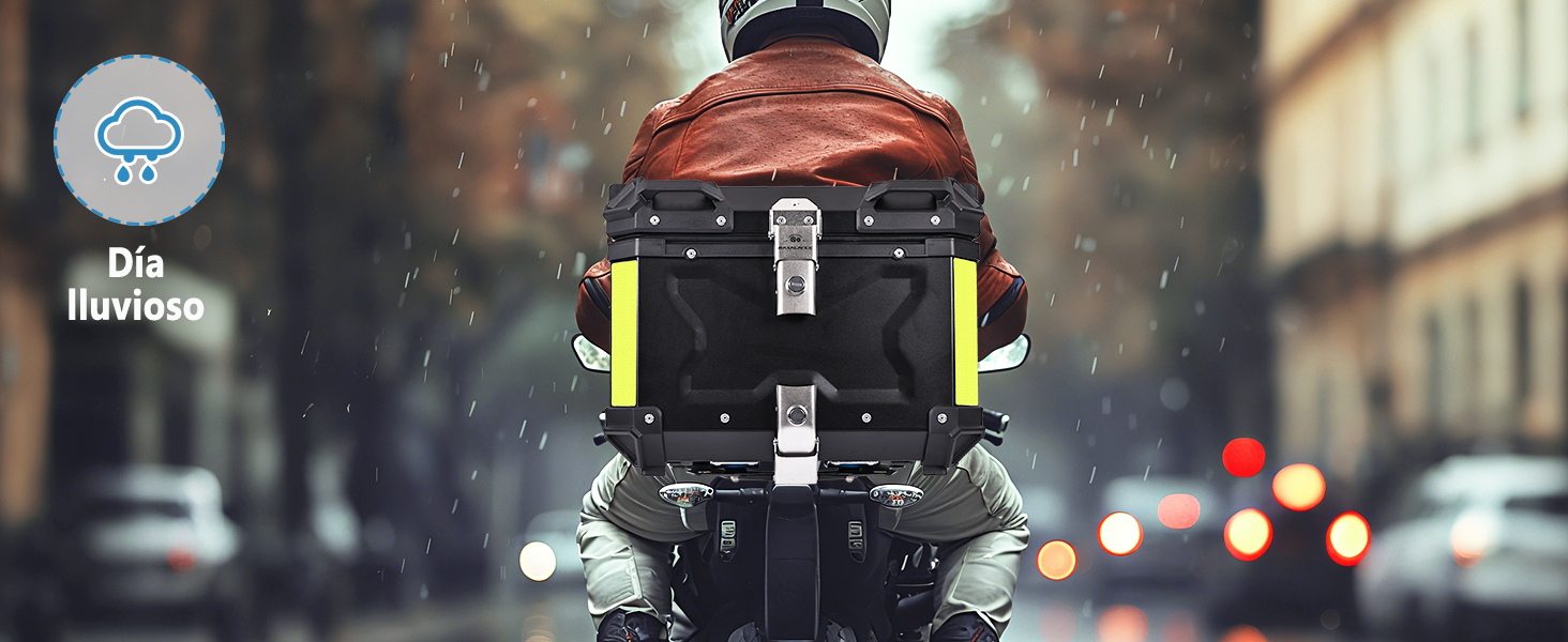 Caja para Moto 45L de Aluminio