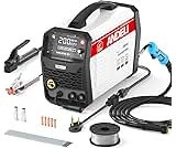 ANDELI - Soldador MIG de 200 A, de doble voltaje 110 V/220 V, soldador MIG multiproceso, 4 en 1, sin gas, MIG/FLUX MIG/Lift Tig/Stick, MIG-270 LED