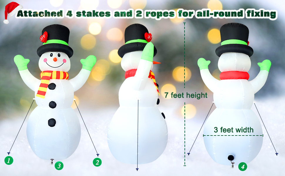 Christmas Blow up yard Decor