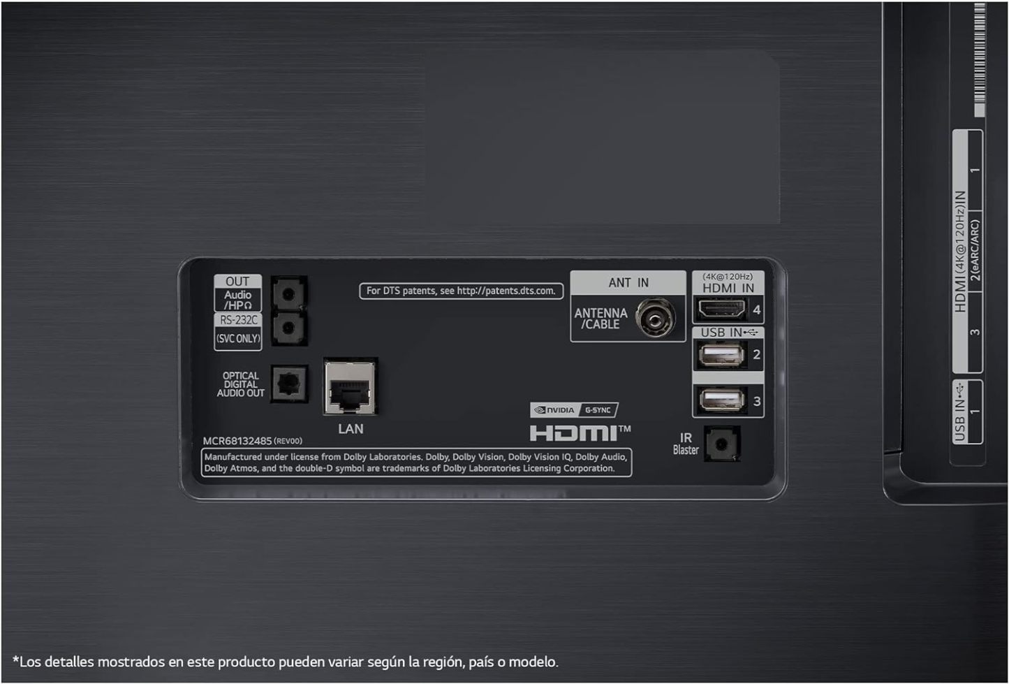 LG Pantalla OLED EVO 55 Pulgadas 4K Smart TV 2024 ThinQ AI OLED55C4PSA