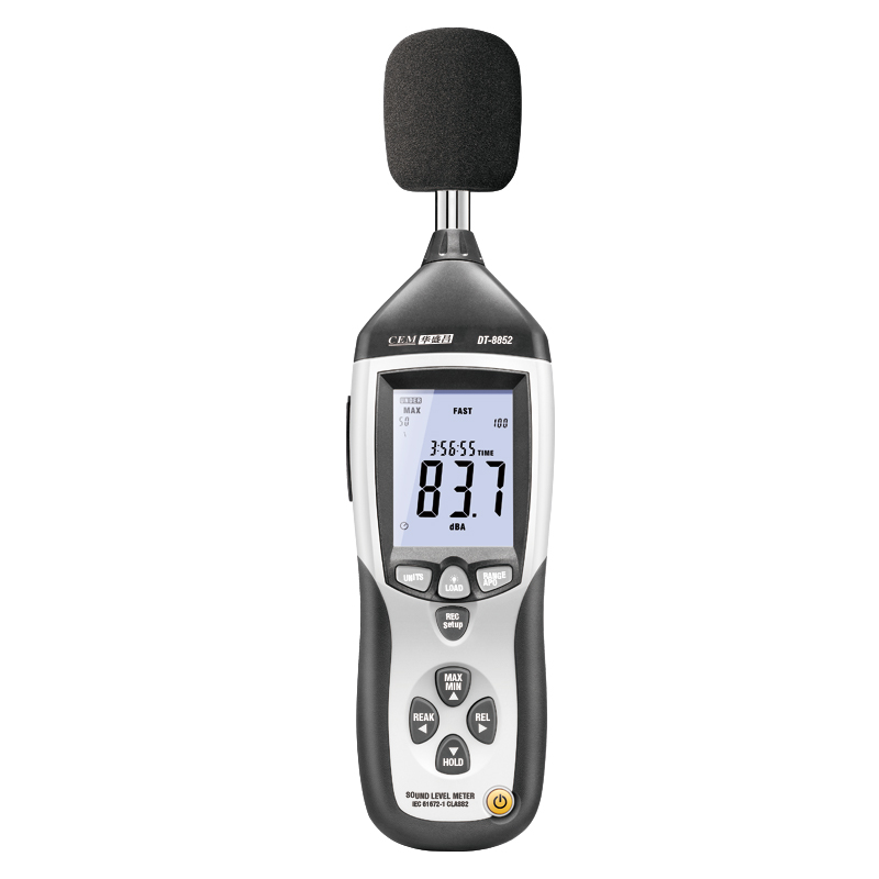 DT-8852 Data Logging Sound Level Meter | 32700 Readings Memory | Alarm | IEC61672-1 Class 2