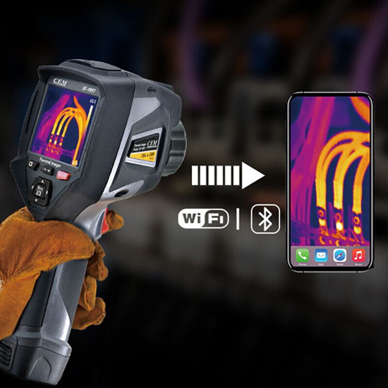 P-Series 9897 Thermal Imaging Camera | 384x288 IR | Laser Rangefinder & 5MP Camera | Industrial Inspection & Fever Screening