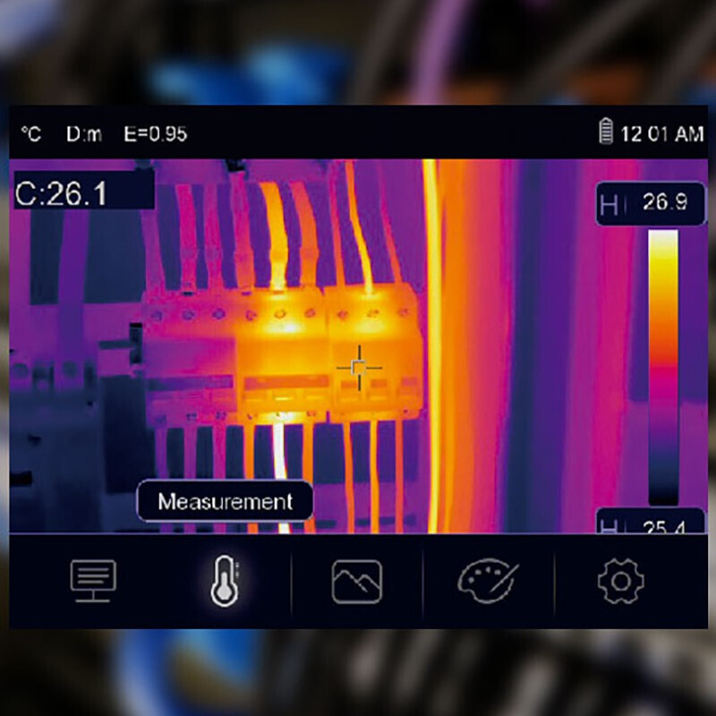 P-Series 9897 Thermal Imaging Camera | 384x288 IR | Laser Rangefinder & 5MP Camera | Industrial Inspection & Fever Screening