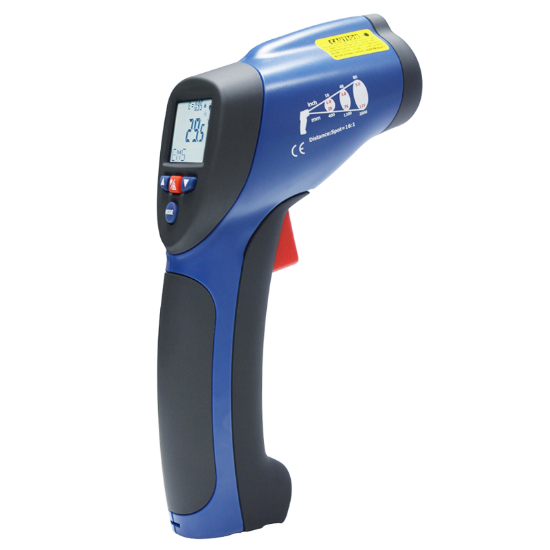 DT-8857H Advanced Heavy Duty IR Thermometer | -50 to 1200°C | 40:1 D:S | Bluetooth | 8857H