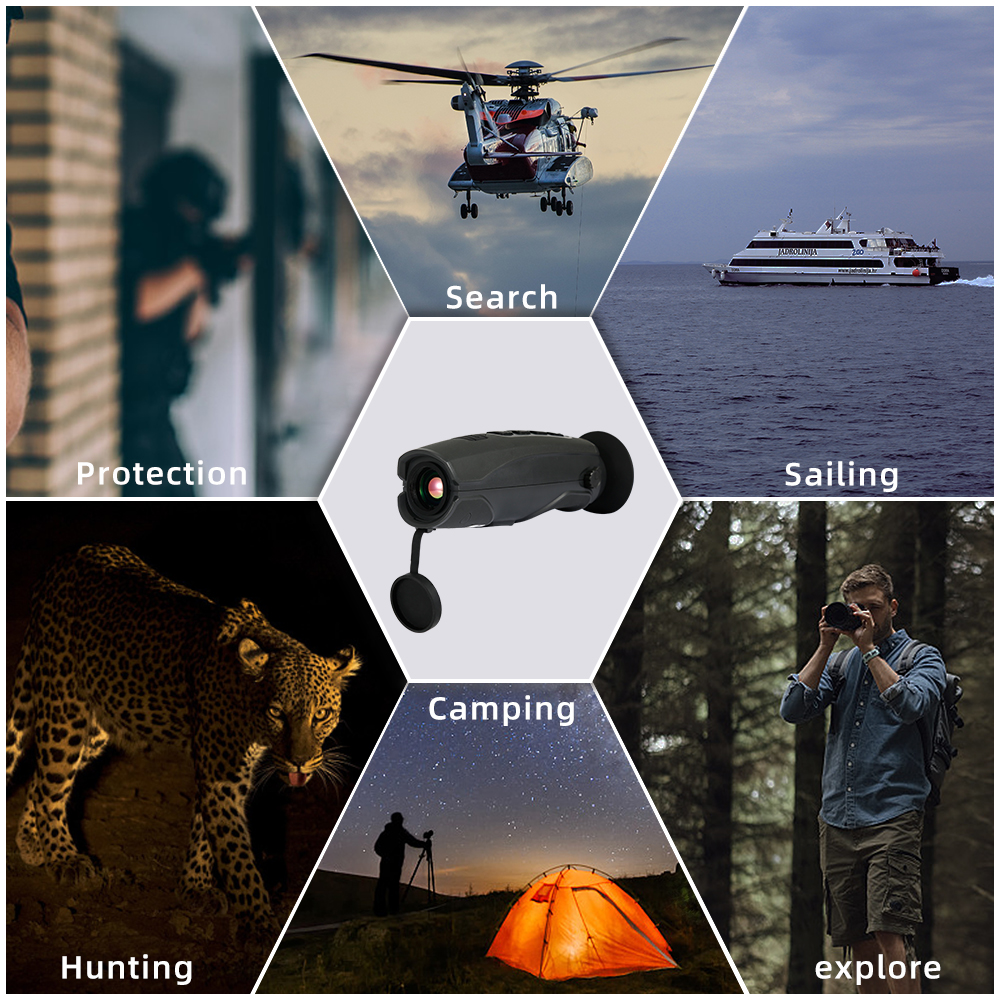 T-72 Professional Thermal Monocular | 384x288 High Resolution | 17° FOV | Long Range | T72