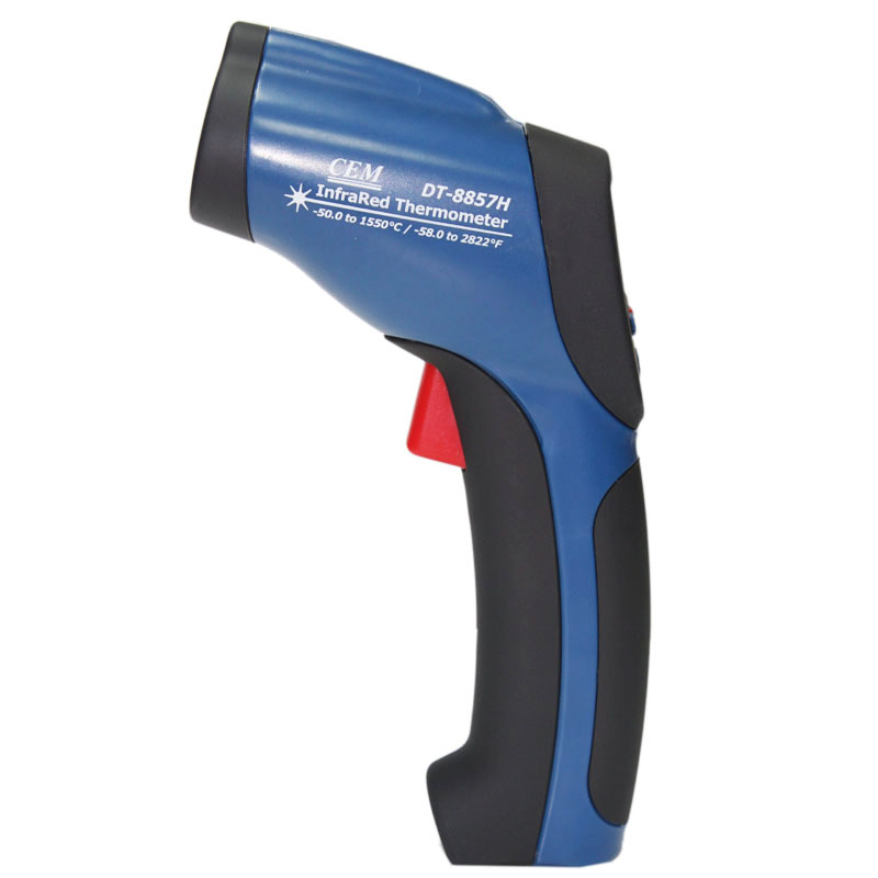 DT-8857H Advanced Heavy Duty IR Thermometer | -50 to 1200°C | 40:1 D:S | Bluetooth | 8857H