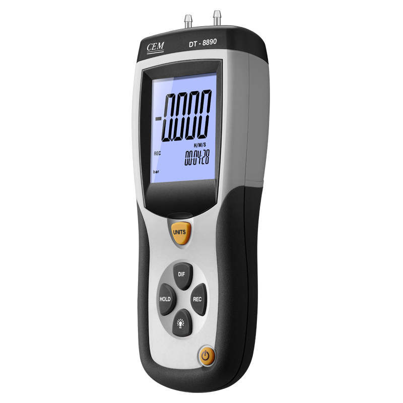 DT-8890B Micro-Pressure Manometer | ±0.5 PSI (±20 Pa) Range | Ultra-High Resolution for Cleanrooms & Printers