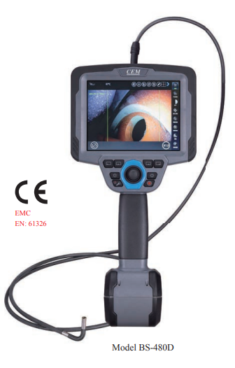 BS-480D 3D Measurement Videoscope | Touch Screen | 0.1mm Accuracy | 6.5" Display | Binocular 3D Modeling