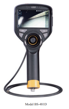BS-481D Automotive Videoscope | 3.9mm/6mm Camera | 360° Damping Bending | 4.3" Touch Screen