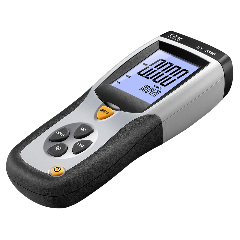 DT-8890 Differential Pressure Manometer | ±5 PSI Range | High Accuracy 0.3% FSO | 11 Pressure Units