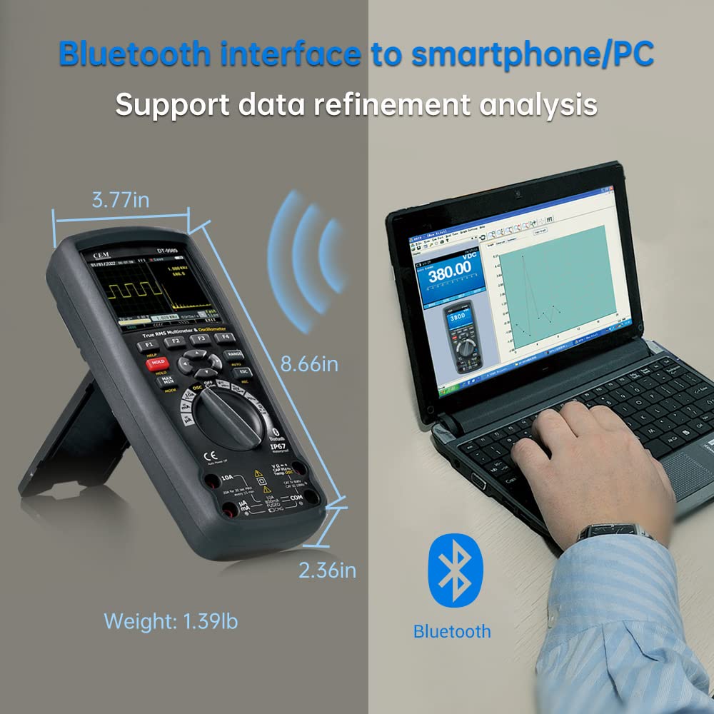 CEM Digital Handheld Oscilloscope Multimeter,DT-9989