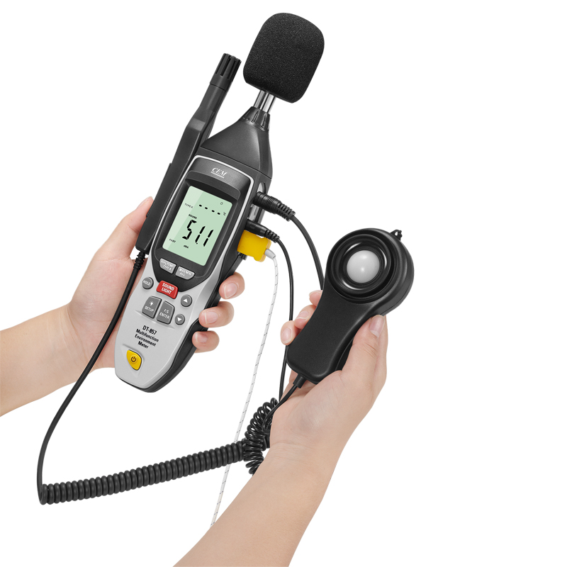 DT-857 Hot Wire Anemometer | 0.1-20 m/s Air Velocity Meter | Telescoping Probe for HVAC Duct Testing