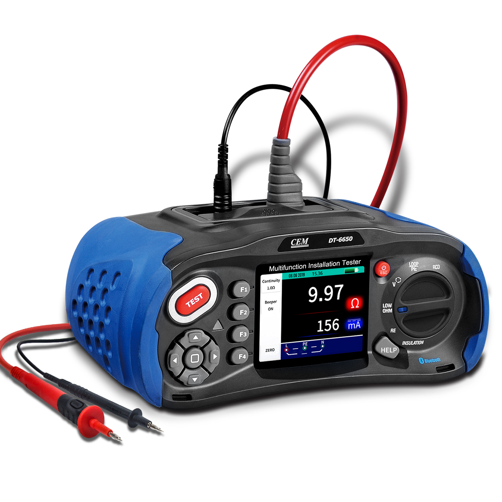 CEM DT-6650 Multifunction Installation Tester