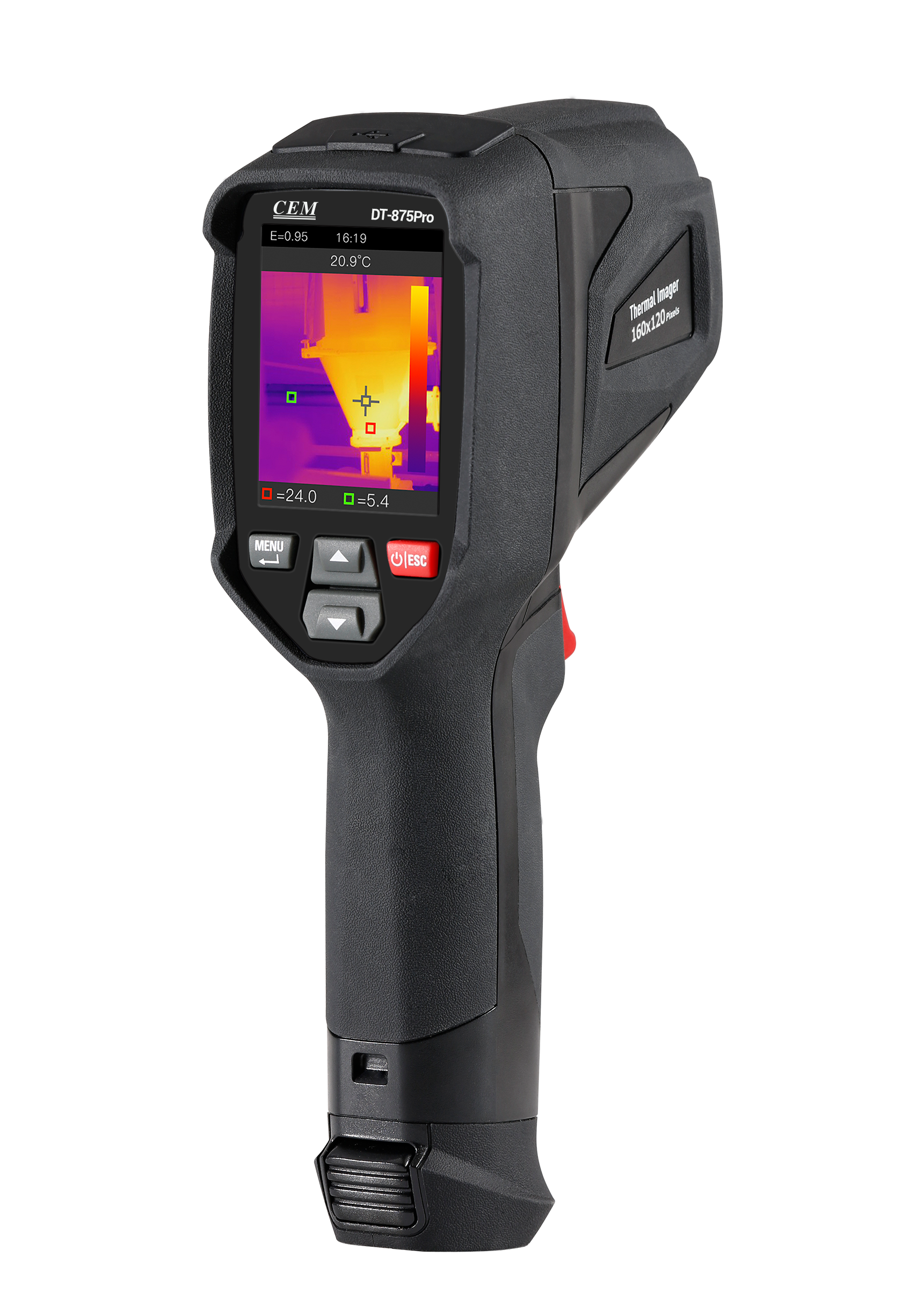 DT-875 High-Res Thermal Imaging Camera | 160x120 IR (320x240 SR) | 42° FOV | 875