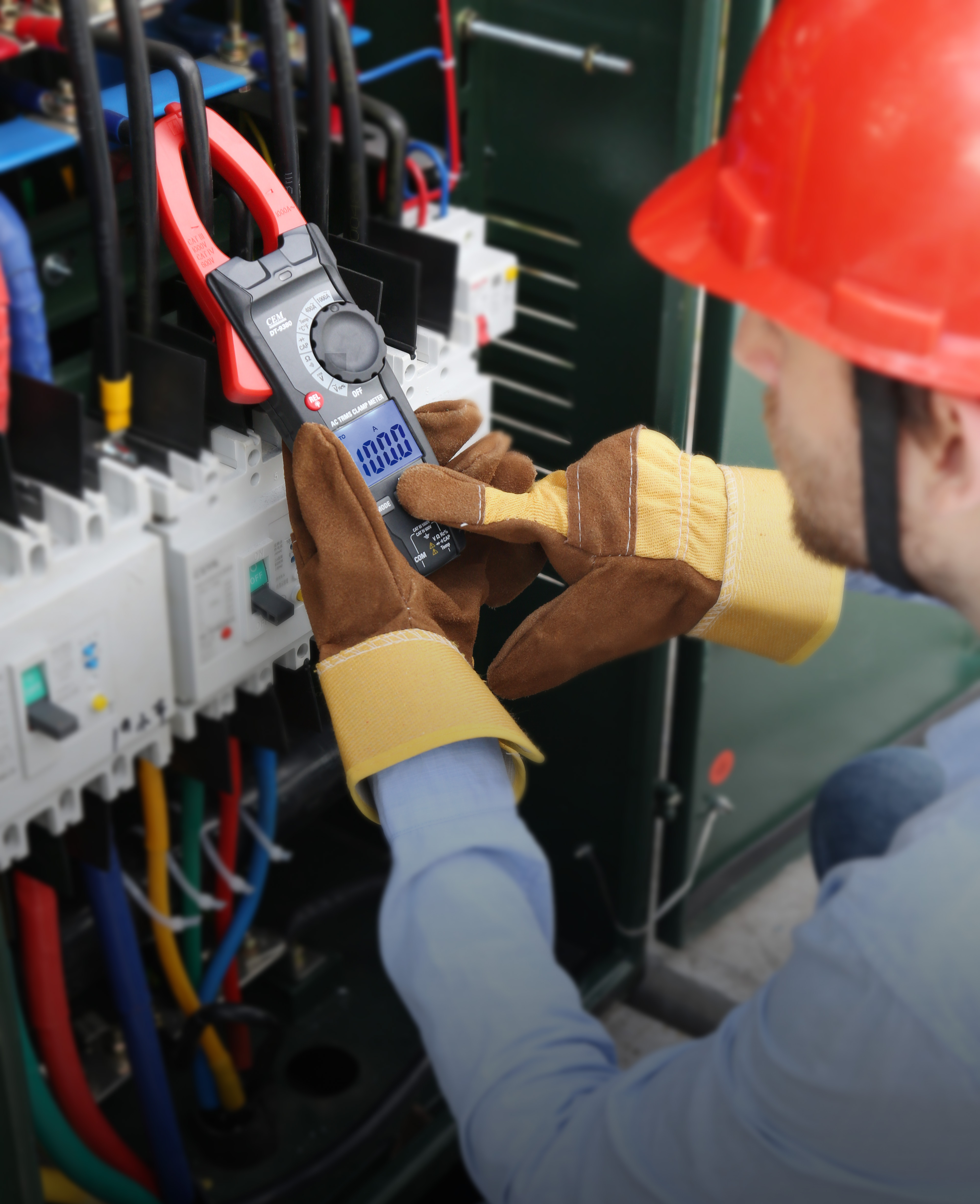 DT-9380 Professional AC Clamp Meter | 1000A True RMS | 4000 Counts | NCV & Temperature