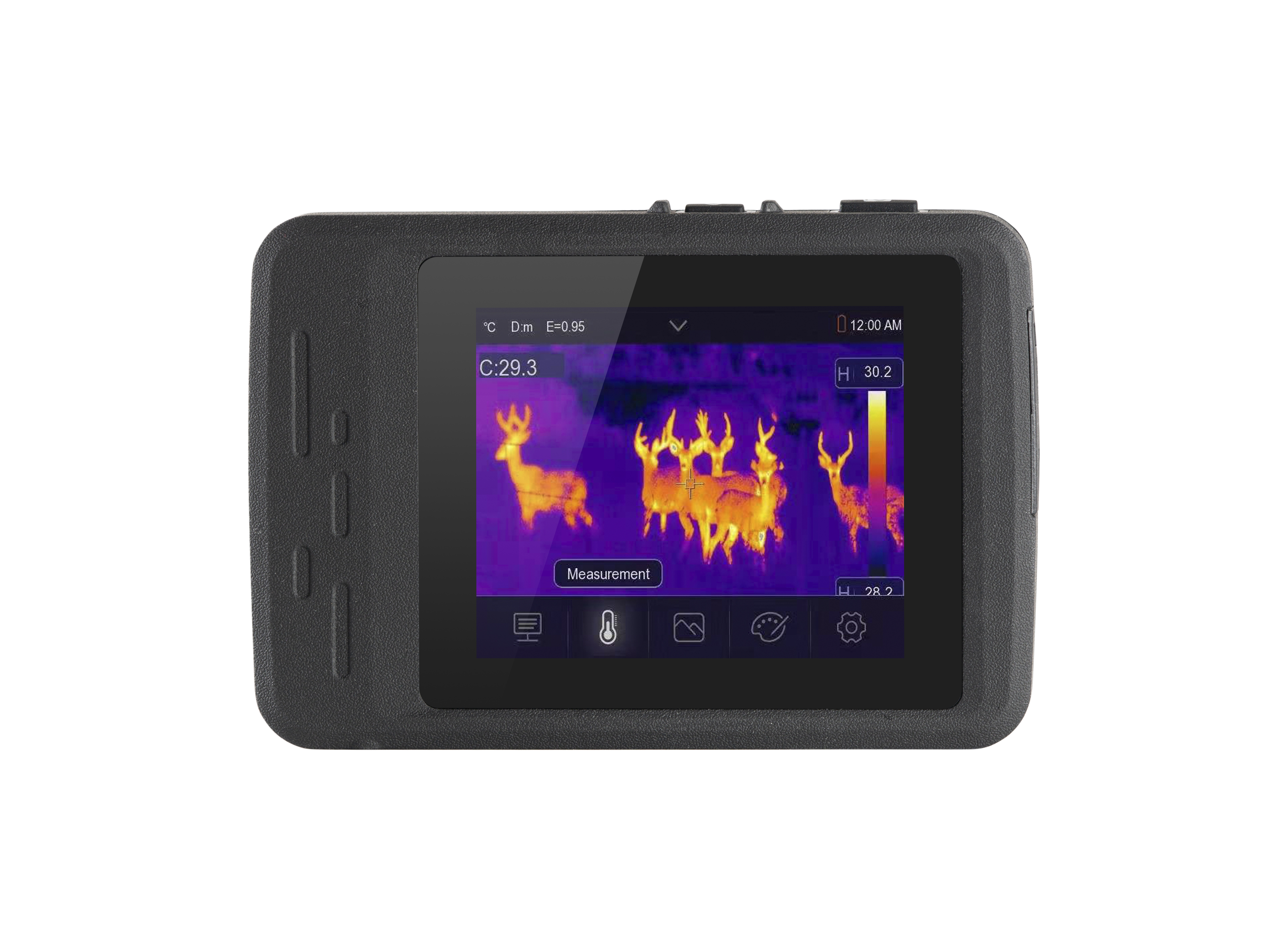 T-50F Smartphone Thermal Camera | 120x90 IR | 3.5" Touchscreen | QR Scan & WiFi | T50F