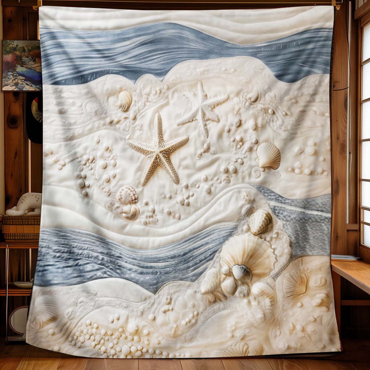Pearl Ocean Blanket - C030 - Premium Blanket