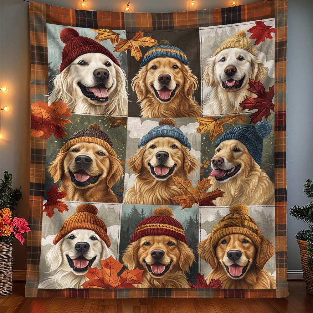 Autumn Golden Blanket - J073 - Premium Blanket