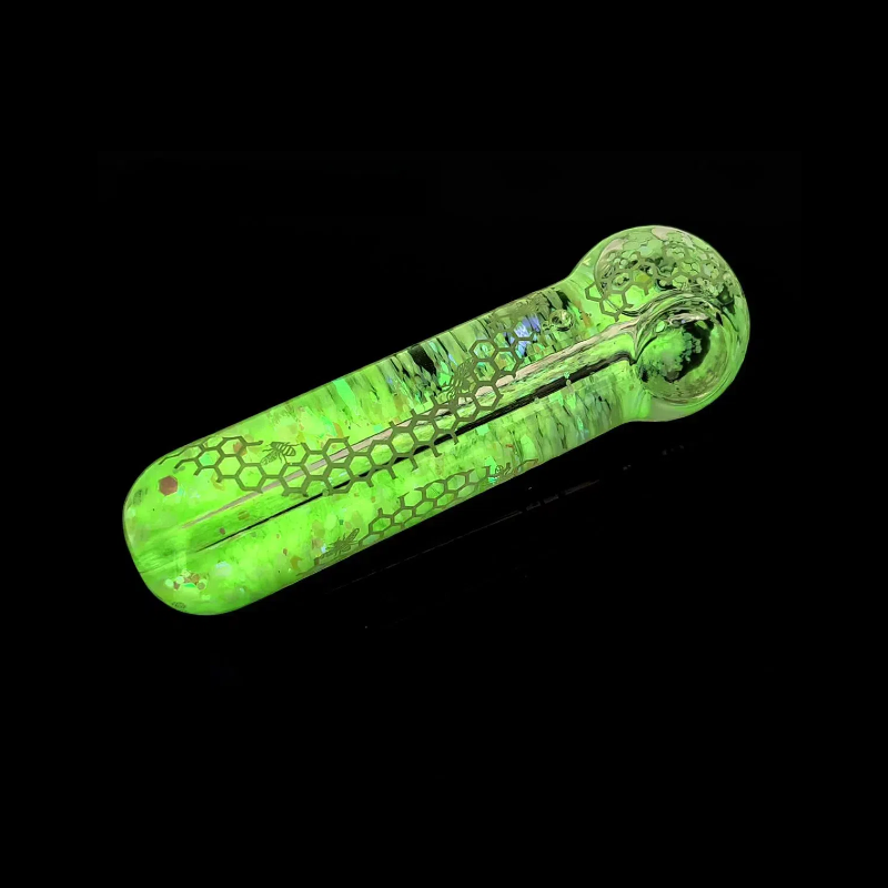 5" Glycerin Hand Pipe (glow in the dark)-TheLosPollos