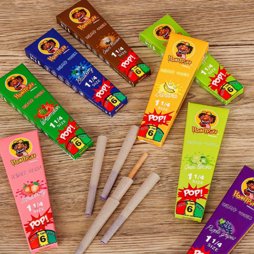 2-Pack Fruit Flavored Pre Rolled Cones with Tips (12 Cones)