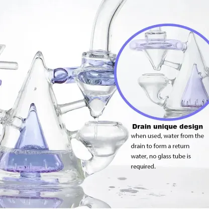 8" Cone Cascade Gravity Recycler Rig, Green