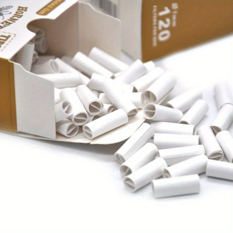 120pcs 7mm Natural Filter Tips