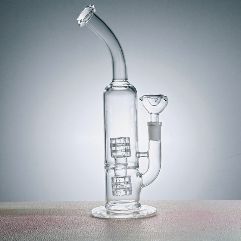10" Double Matrix Perc Bong