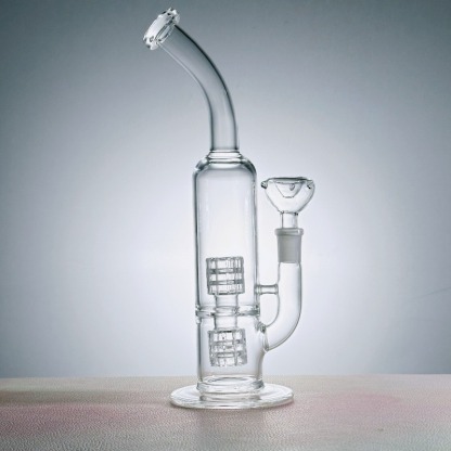 10" Double Matrix Perc Bong