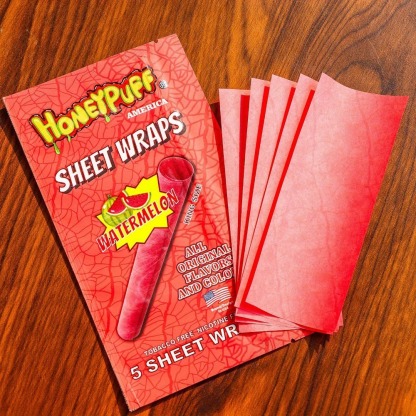 5-Pack Smoking Fragrance King Size Sheet Wraps - Each Pack Includes 5 Units Smoking Papers - Tobacco Free and Nicotine Free Smoking Accessories