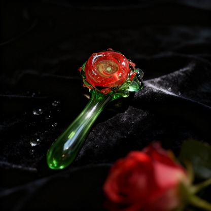 5" Big-Headed Rose Pipe