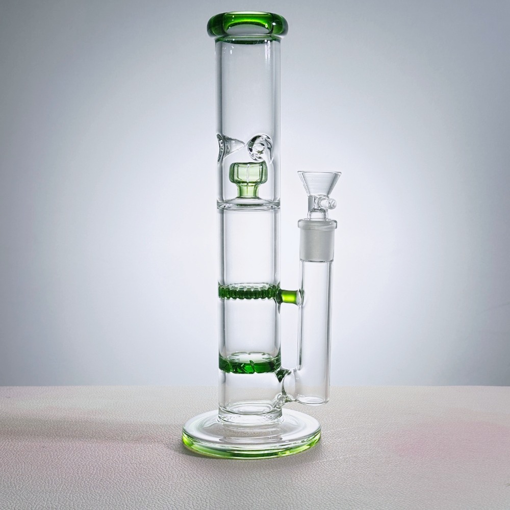 10" Double Honeycomb Perc Rig-SweetieBanana