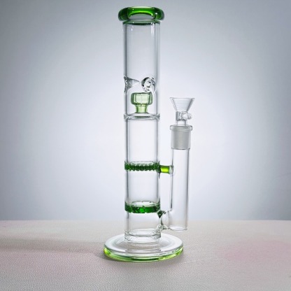 10" Double Honeycomb Perc Rig-SweetieBanana