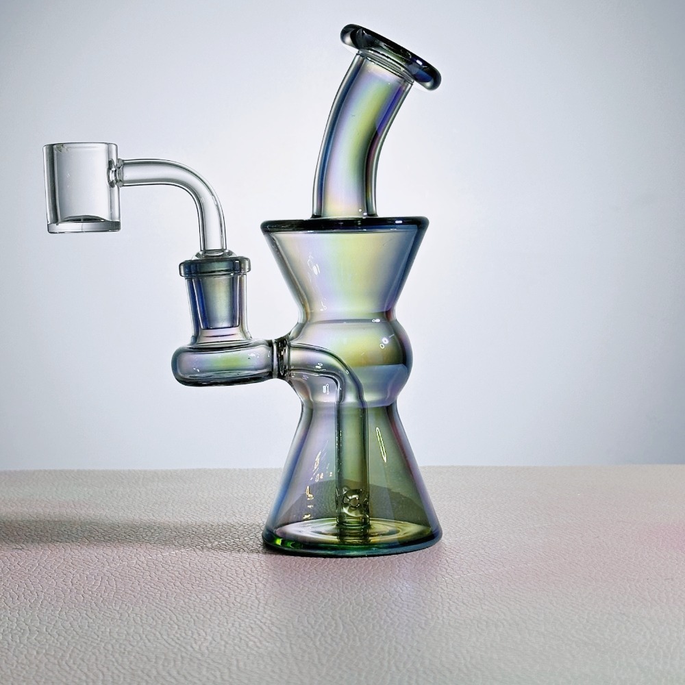 6" Mini Electroplated Twister Rig-SweetieBanana