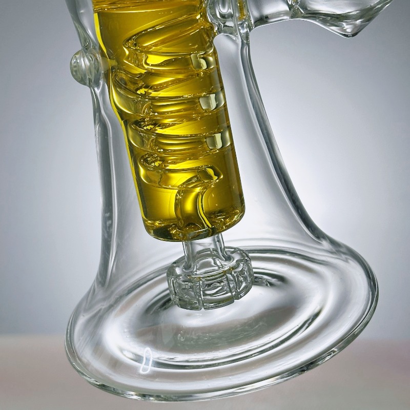9" Spiral Glycerin Bong