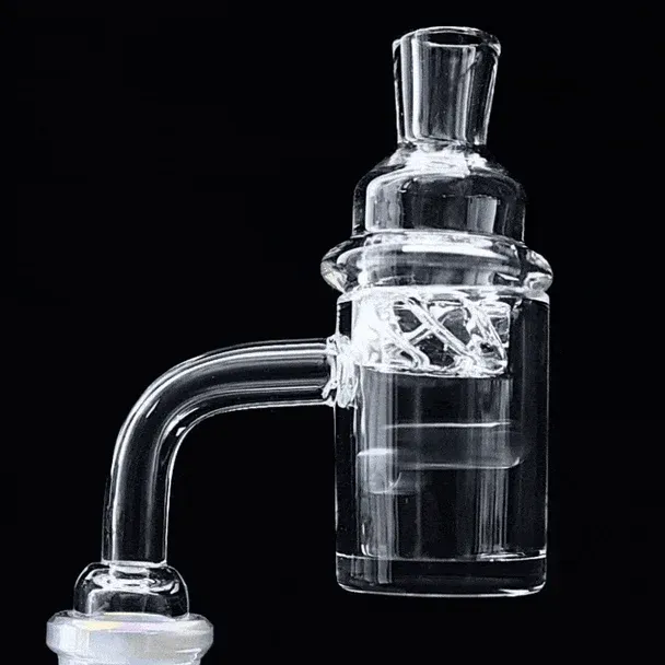 Terp Pearls & Carb Cap Combo 14mm Male 90 Degree Quartz Banger (3 Piec
