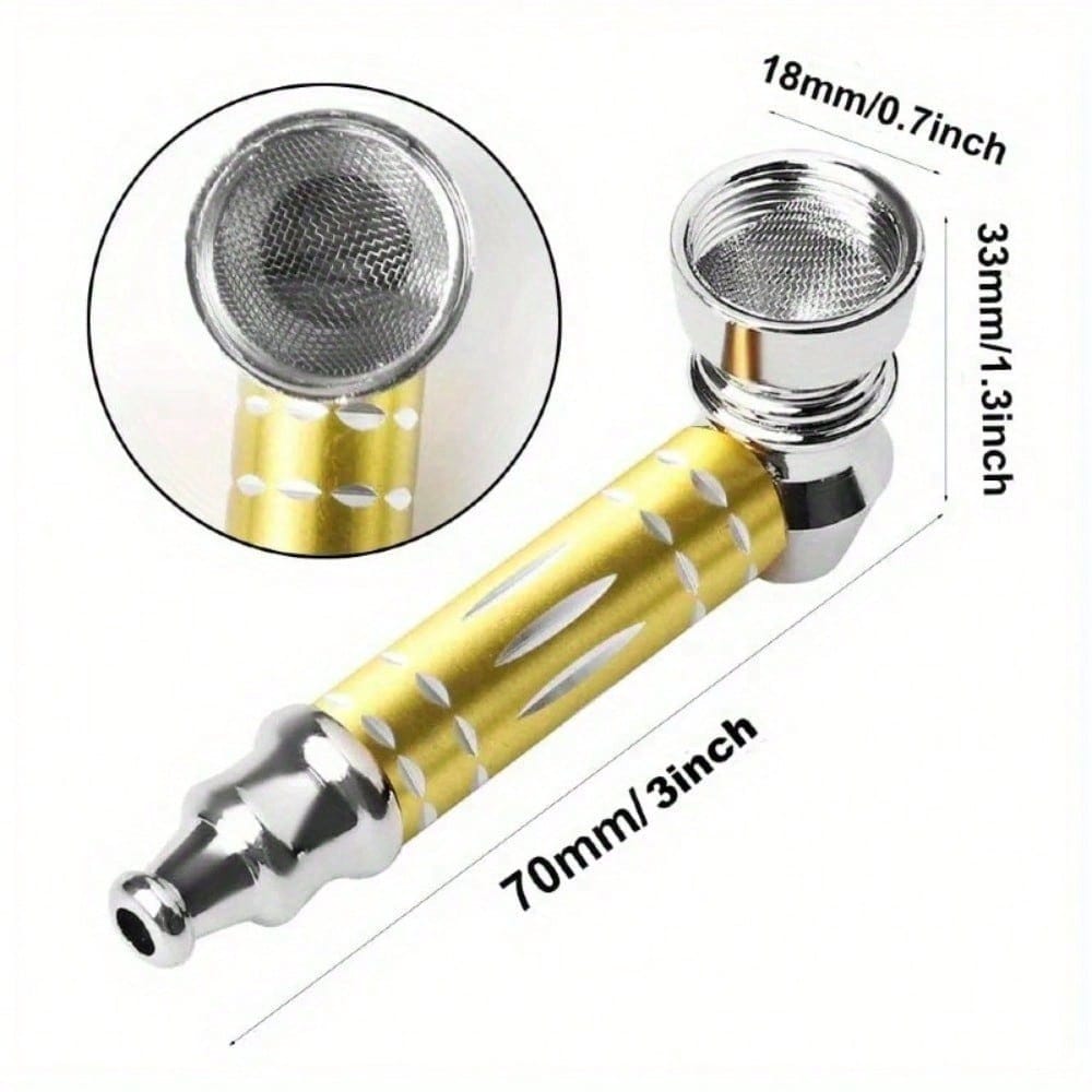 Stainless Sherlock Metal Pipe with Accessories