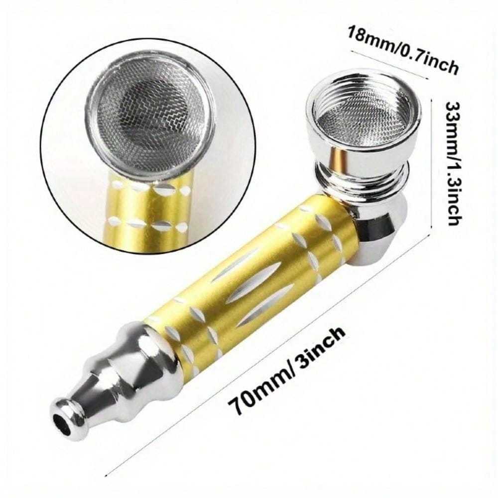 Stainless Sherlock Metal Pipe with Accessories